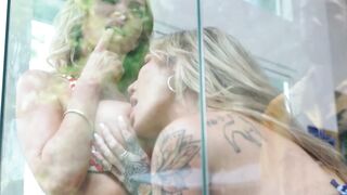 2 beauty bombshells Capri Cavanni and Nikki Benz celebrate Memorial Day with a big hotdog