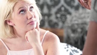 Blonde teen Zelda Morrison gets a fucking lesson from BBC