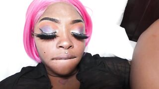 treasurethegreat gets played with dildo first time and gets too soak