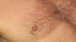 Skinny amateur teases his asshole while jerking off his cock
