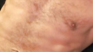 Skinny amateur teases his asshole while jerking off his cock