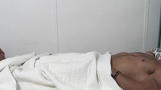 Hunky mature enjoys feet licking and massage from a stranger