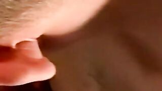 Amateur interracial gay foursome ends with cum in mouth
