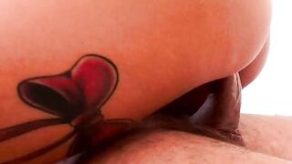 Silicone boobies thot Cathy-B having point of view sex