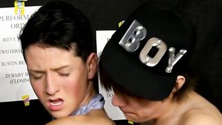 Young Kyler Moss fucks skinny gay cocksucker before cumshot