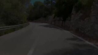 Butt sex public with a babe young vacationer