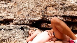 Butt sex public with a babe young vacationer