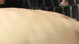 BDSM twink dildo drilled and bareback pounded after torment