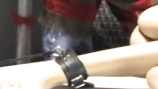 BDSM twink dildo drilled and bareback pounded after torment