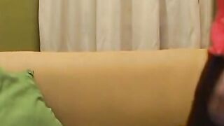 Long haired Latino twink barebacks his boyfriend sweet ass