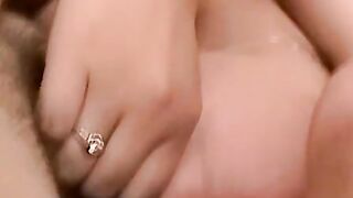 Two amateurs fuck blonde babe after sensual blowjob
