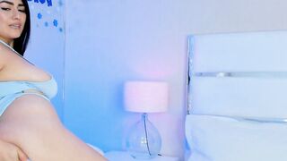Big Tits and Ass Chick Toys Her Hole