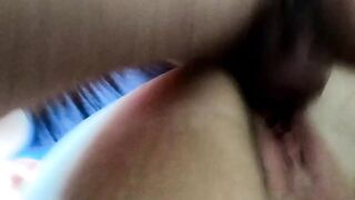 Young natural hooters amateur Chanie Sky outside