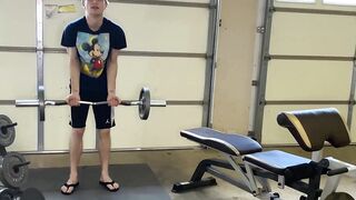 Inked stepson sucked off and ass drilled by muscle hunk