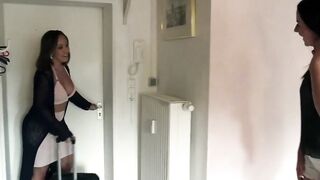 Dyke tourist Betty Foxxx seduces GF
