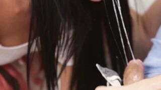 HardcoreDirty.com - Gina Valentina's deepthroats big cocks during hot home orgy