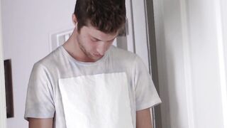 StrokingFamily.com - Horny brunette teen uses her sleeping step brothers big cock