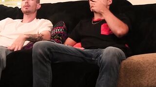 Well hung Marcus Rivers prepared himself to suck Bobs hairy cock