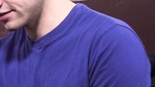 Attractive Marcus Rivers did not stop stroking his dick until cumshot