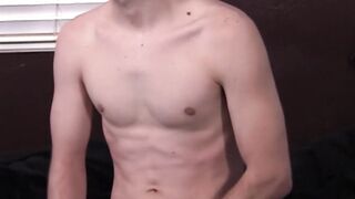 Attractive Marcus Rivers did not stop stroking his dick until cumshot