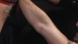 Shane, hard as an aten-inch rock, straddles Dragon and throws one of the best fucks o
