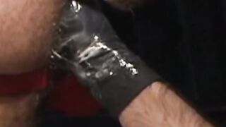 Shane, hard as an aten-inch rock, straddles Dragon and throws one of the best fucks o