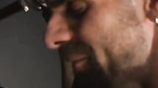 Shane, hard as an aten-inch rock, straddles Dragon and throws one of the best fucks o