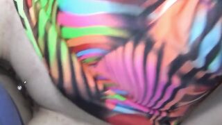 Natural Goddess meets a dude for sex