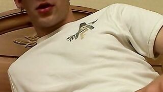 Seductive Smoking Twink Indulges in Sensational Threesome