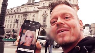 Blonde British woman with long jugs meets sex tourist