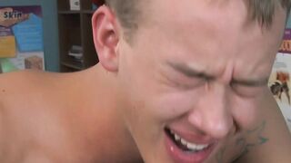 Young Preston Andrews has his big cock sucked before fucking