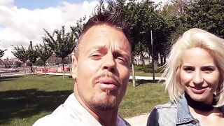 Thin blonde Amy Doux goes on a sex date