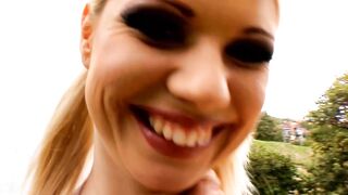Blonde thot gets rough 3some