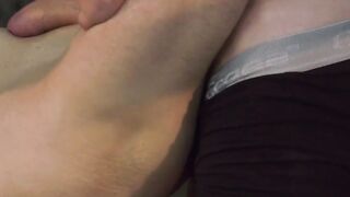 Restrained twink endures rough anal fucking by master