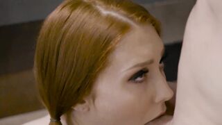 Innocent Arietta Adams seduces guy into taboo anal fucking