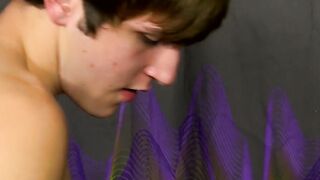Twink Kyler Moss massaged before craving big cock pounding