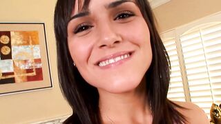Brazilian hot fucking a huge dick