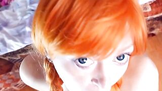 beauty egirl takes a cock inside her mouth