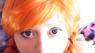 beauty egirl takes a cock inside her mouth