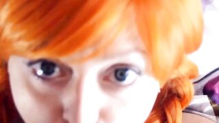 beauty egirl takes a cock inside her mouth