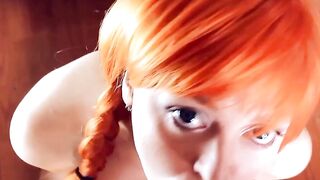 beauty egirl takes a cock inside her mouth
