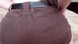 Strokies Myra Moans jerks for facial