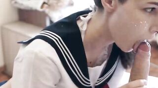 ORAL CREAMPIE COMPILATION vol1