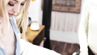 GIRLSWAY - I Massaged My Besties Bae Stepsister Lily Larimar It Ended Up With Intense Scissoring