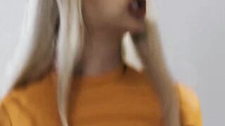 Foot fetish Kenzie Reeves fucked doggystyle before facial