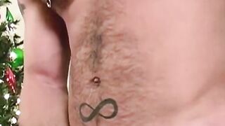 Tattooed stallion Pascal masturbates his big throbbing cock