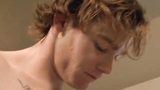 Hot stallion James Jamesson joins kinky spitroast threesome