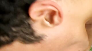 Young dude filmed giving blowjob and being analbanged rough