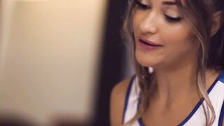 GIRLSWAY - Hottie Cheerleader Massages Teammate After Practice Both End Up Eating Each Others Snatch
