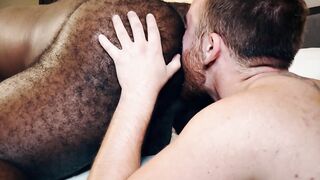 HETEROFLEXIBLE - FTM Luke Hudson Has His Cunt Devoured + Assfucks Bear Micah Martinez With Strap-On